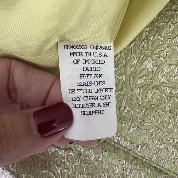 Vintage Cynthia Steffe Brocade Floral Short Cropped Suit Jacket Sz 2 - Picture 8 of 9